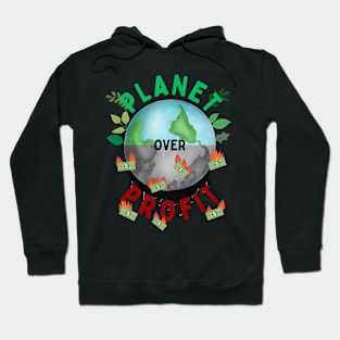 Planet Over Profits Hoodie